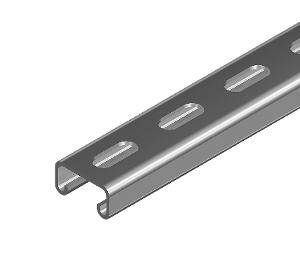Strut slotted 6m 41x22x2.5mm galvabond BURB3300TG
