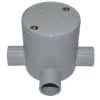 Junction box deep pvc 20mm 3 way 10 box CABDJB3-20