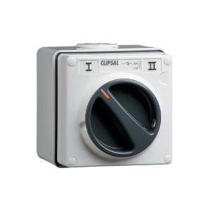 Isolator ip66 1g sp 10a 2way 250v ch/gry CLI56SW110/2CG