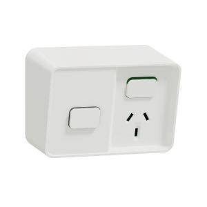 Socket sw single with timer 10a 250v xw CLIO3015TXW