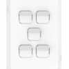 Clipsal 3045CXW 5 Gang Pro Series Switch