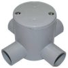 Junction box deep pvc 20mm 4 way 10 box CABDJB4-20