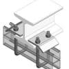 Clamp beam clamp w/u-bolt dbl strut hdg EZYE2786H