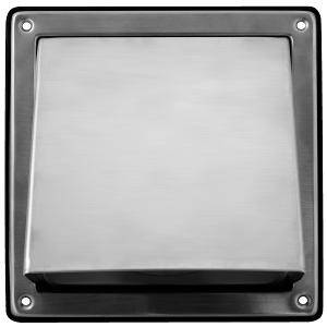 External louvre hood vent ss304 150mm FANEHVSS150