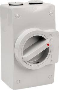 NHP NL140L Weatherproof Isolating Switch 2 pole 40A 250V AC - Large