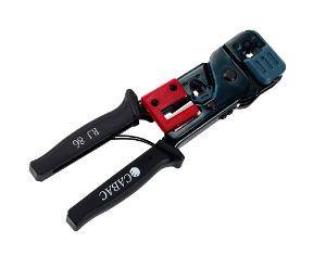 Precision crimp tool for rj12/rj45 CABRJ86