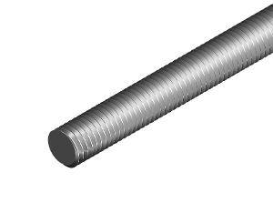 Threaded rod 10mm x 3mtr zinc BURTR10Z