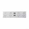 Trader PU4X4 Puma 4 Sockets Double Pole X 4 Usb S Integrated
