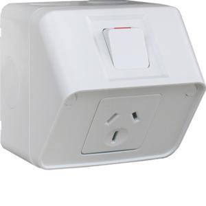 Gpo weatherproof 15a single HAGWBWP115S