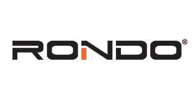 RONDO brand logo in bold black letters with an orange vertical accent between the N and D.