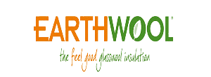 EarthWool logo: orange 'EARTH' and green 'WOOL' lettering with a small handwritten tagline beneath.
