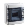 IPD LC6P1X6-65 IDE Load Centre, IP65 Rated, Surface Mount, 6 Modules, Transparent Door, 125A, 1500VDC, Plastic Enclosure, Light Grey