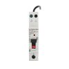 Legrand 418892 DX3 RCBO, 1P Plus N, 10A, 30mA, C Curve, 6kA Breaking Capacity, DIN Rail Mount, 1 Module, Flexible Neutral Tail, 76.6mm x 18mm x 90mm, White