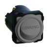 Legrand EM770BL, Excel Life - Engraved rocker switch mechanism 2 way 16AX 240V a.c. "DINING" engraved urban grey
