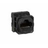 Legrand EMRJ45C6BL Excel Life RJ45 Socket, Cat6 UTP, 8 Contacts, Wall/Ceiling Mount, Lithium-Ion Technology, 21mm x 21mm x 21mm, Black