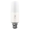 SAL LT4014TC LT Series LED Tubular Lamp, 14W, Non-Dimmable, Selectable CCT 3000K/4000K/6000K, Opal Diffuser, B22 Base, 200degrees Beam Angle, White