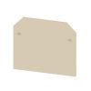 Weidmuller AP SAK2.5 Polyamide End Plate, Direct Mount, Terminal Protection, 31.1mm Length x 1.5mm Width x 36.5mm Height, RoHS Compliant, Beige